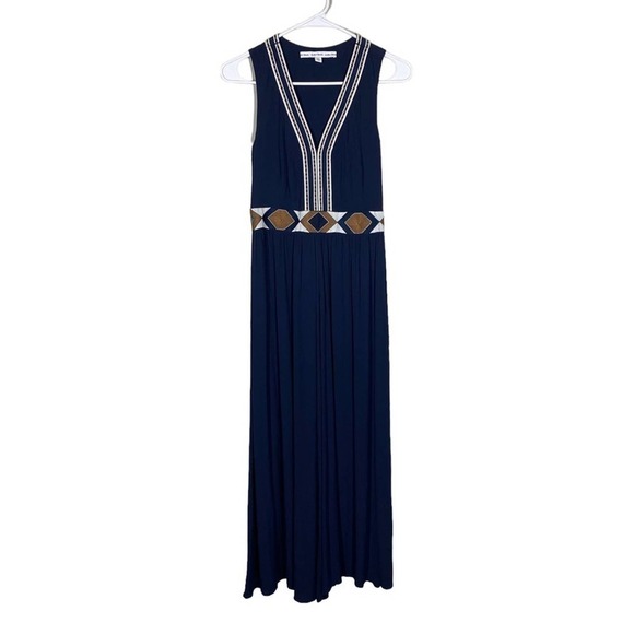 & Other Stories Navy Blue Midi Dress - Picture 1 of 9